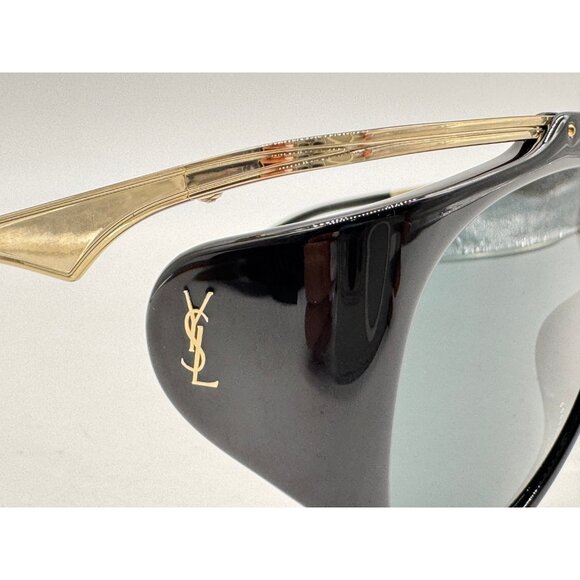 SAINT LAURENT Amelia women's sunglasses + case Black/Gold 55mm SL M137 - Picture 8 of 16
